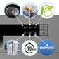 Sealey Baridi Compact Tabletop Dishwasher 8 Place Settings, 6 Programmes, Low Noise, 8L Cycle, Start Delay - Silver DH87