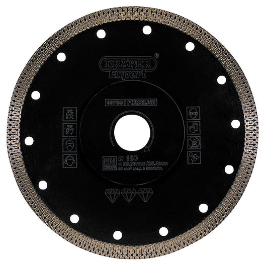 Draper 99793 Turbo-X Porcelain Diamond Blade (180mm)