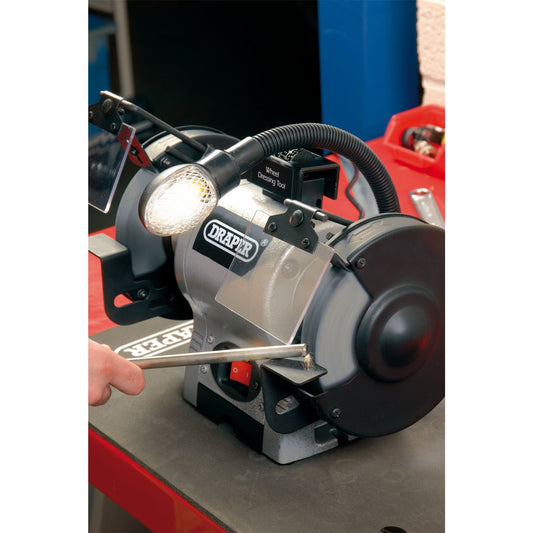 Draper 150mm Bench Grinder With Worklight (370W) GD625L - 05095