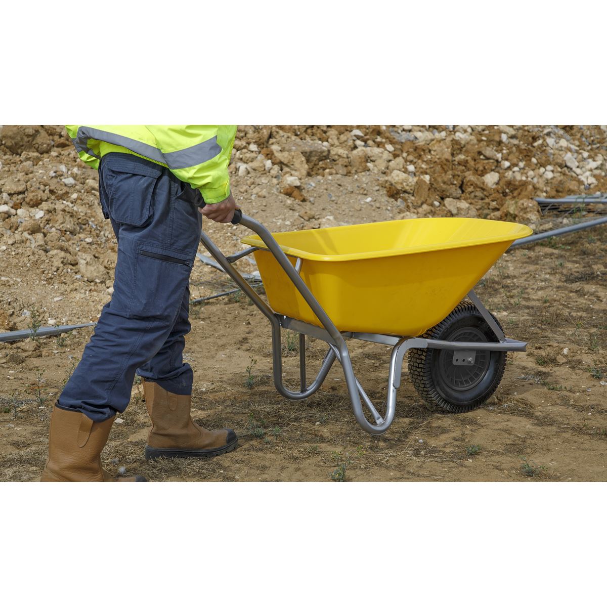 Sealey Wheelbarrow 100L Heavy Duty WBR01