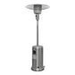 Dellonda 13kW Stainless Steel Commercial Gas Outdoor Garden Patio Heater, Wheels DG2