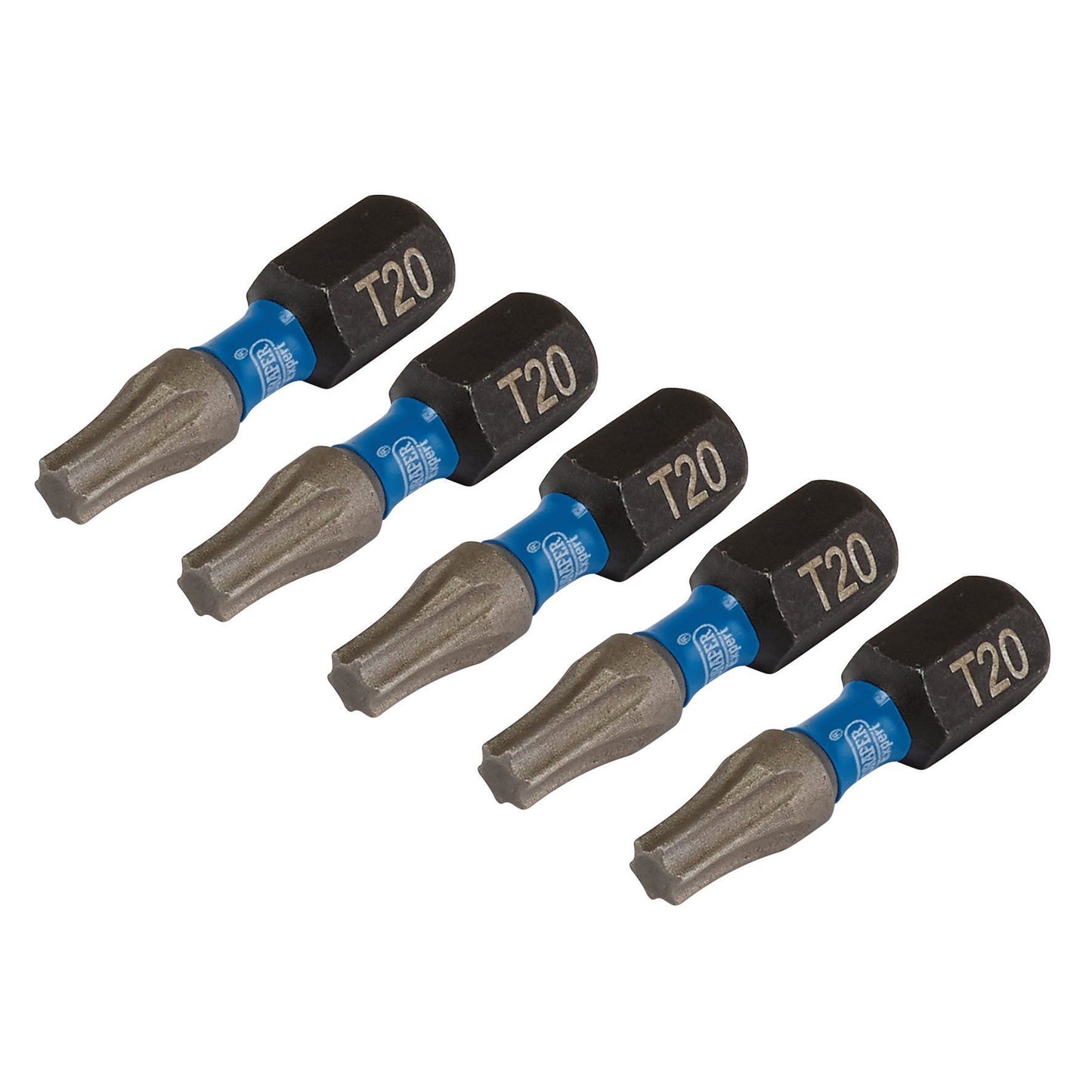 Draper T20 x 25mm Impact S/D Bit 5Pk IMBH/TX25/5