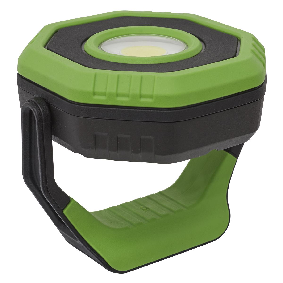 Sealey R/Charge Pocket Floodlight w/ Magnet 360 14W COB LED-Green LED1400P