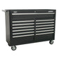 Sealey Rollcab 13 Drawer with Ball Bearing Slides - Black AP5213TB