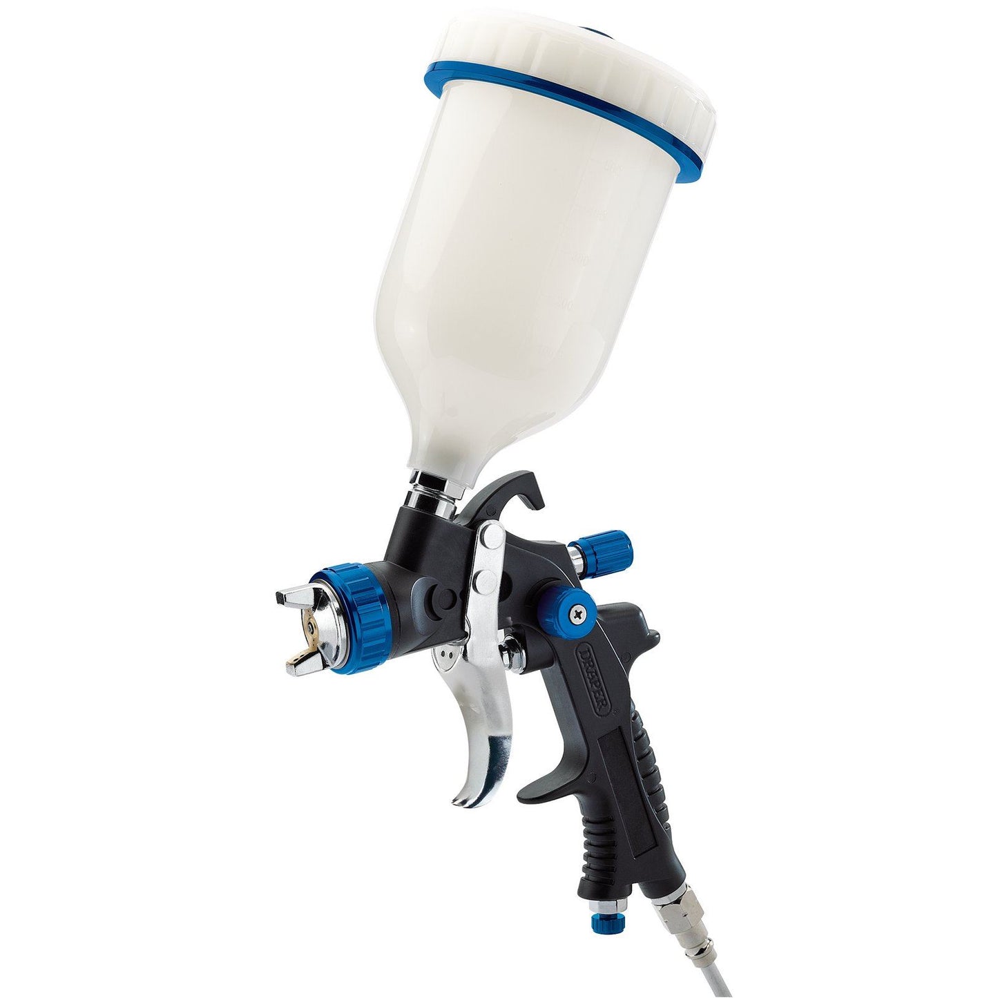 Draper HVLP Air Spray Gun with Composite Body and 600ml Gravity Fed Hopper