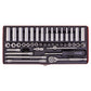 Sealey Socket Set 41pc 1/4"Sq Dr 6pt WallDrive - Metric/Imperial AK690