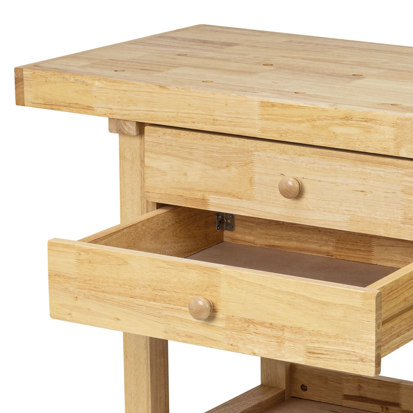 SIP Industrial Professional Hardwood 4-Drawer Workbench