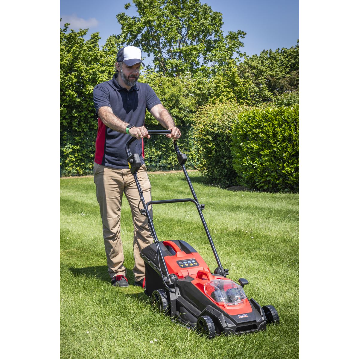 Sealey Cordless Lawn Mower 40V SV20 Series 40cm - Body Only CP40VLM