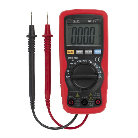 Sealey Professional Auto-Ranging Digital Multimeter - 11-Function TM103