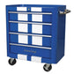 Sealey Rollcab 4 Drawer Retro Style - Blue with White Stripes AP28204BWS