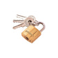 20mm Brass Padlock Suitcases Secure Bike Bag Garage Shed Outdoor Heavy Duty - T0800C