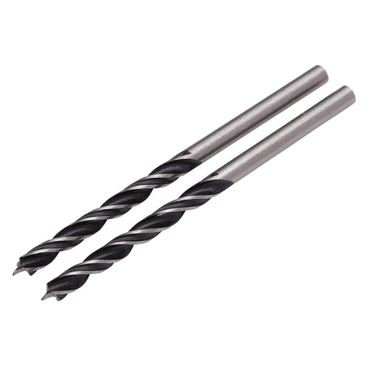 Draper Brad Point Drill Bit, 3.0mm x 60mm (Pack of 2)