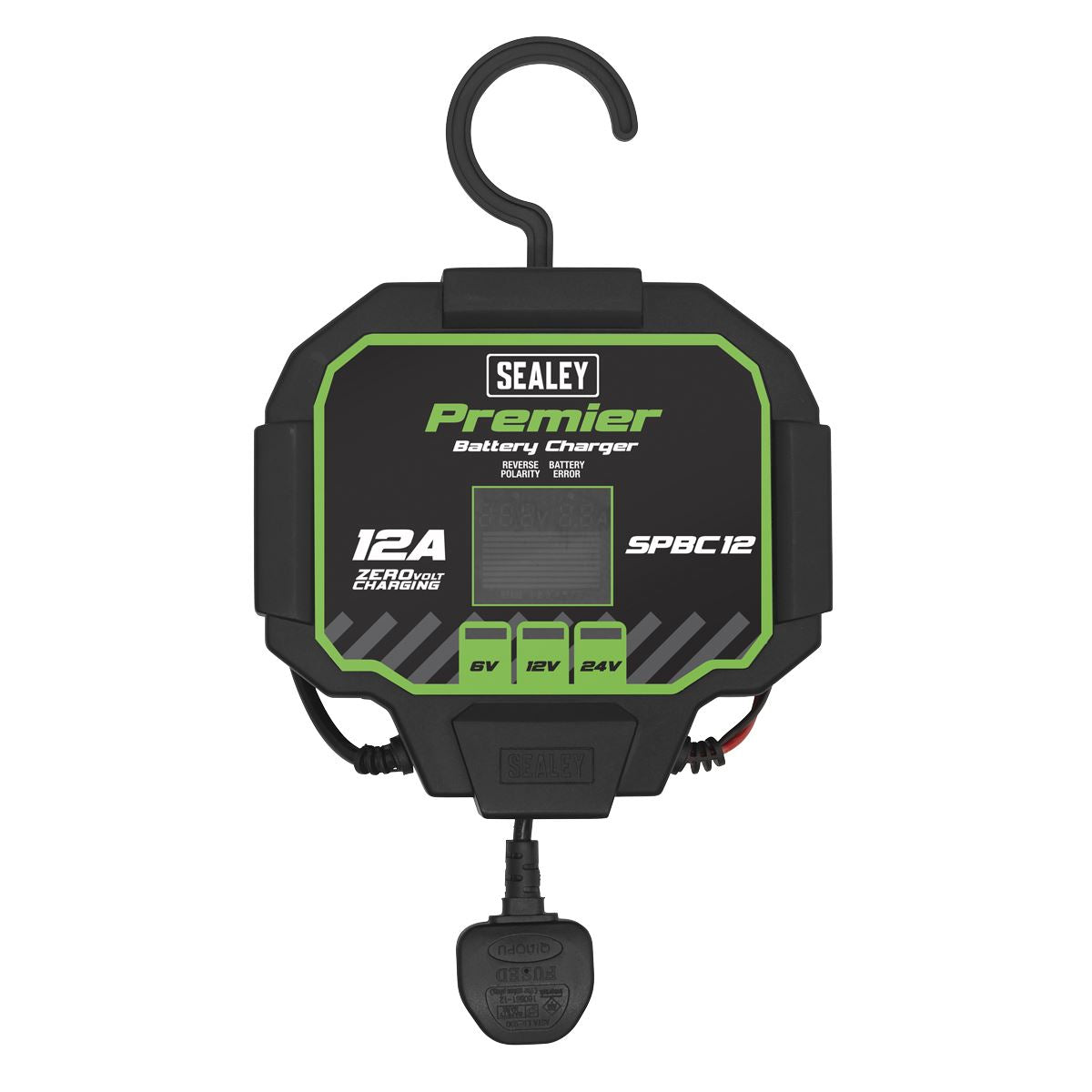 Sealey Battery Charger 12A Fully Automatic SPBC12