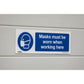 Worksafe Mandatory Safety Sign - Masks Must Be Worn - Rigid Plastic SS57P1