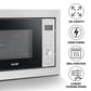 Sealey Baridi 25L Integrated Microwave Oven with Grill, 900W, Stainless Steel DH197