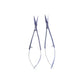 Curved+ Straight Micro Scissors Spring Action Craft Work Jewellery Diy Repair - R0272