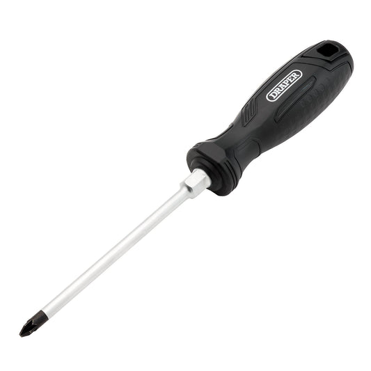 Draper Pozi Hard Grip Screwdriver, PZ2 x 125mm