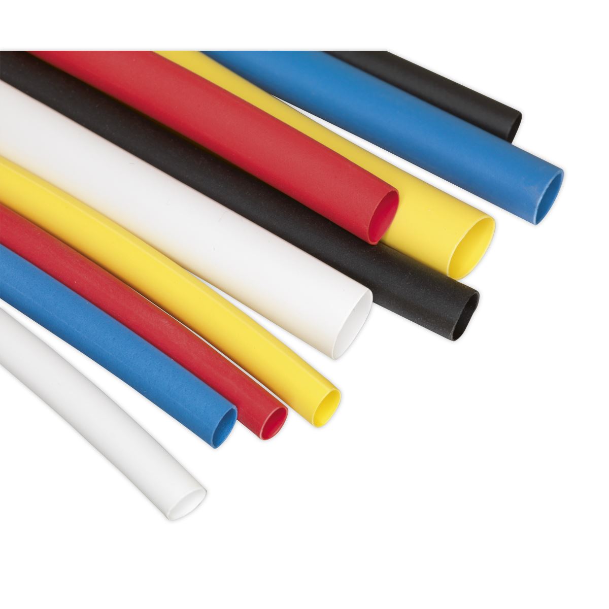 Sealey Heat Shrink Tubing Assortment 180pc 50 & 100mm Mixed Colours HST501MC