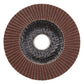 Sealey 120Grit Flap Discs Aluminium Oxide 115mm 22mm Bore - Pack of 10 FD115120E10