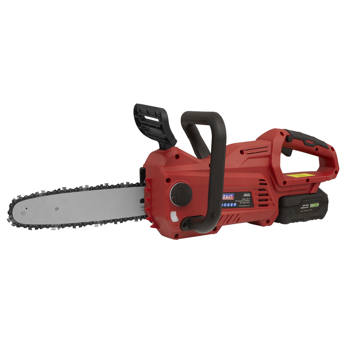 Sealey Cordless Chainsaw 20V SV20 Series 25cm - Body Only CP20VCHS