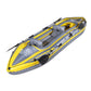 Dellonda Inflatable Two Person Kayak/Canoe Set with Pump, Carry Bag & 2 x Oars - Blue/Yellow/White DL155