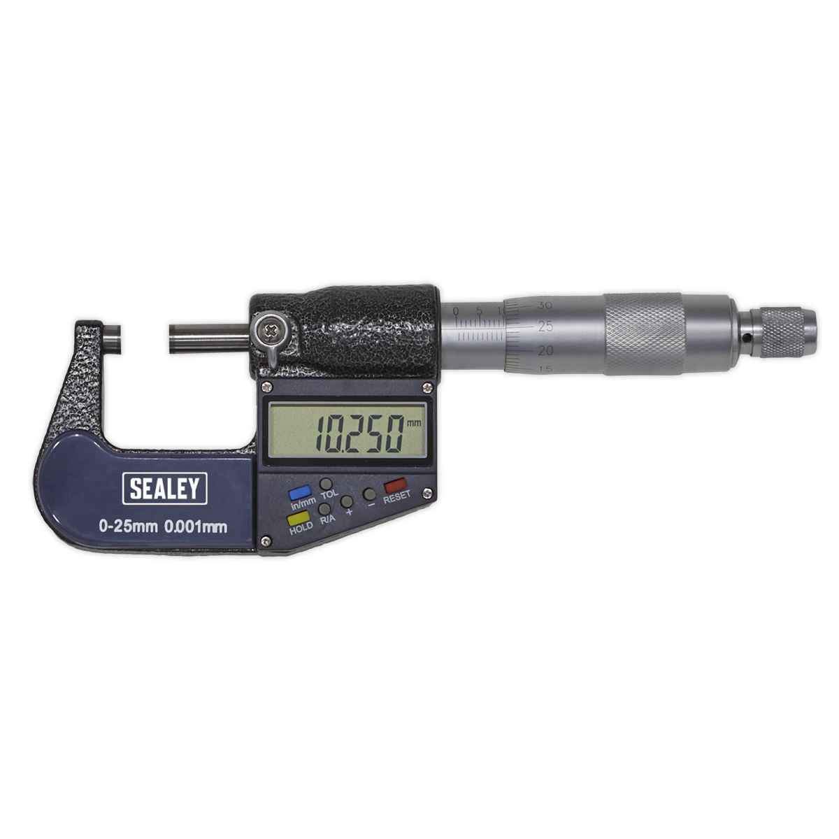 Sealey Digital External Micrometer 0-25mm(0-1") AK9635D