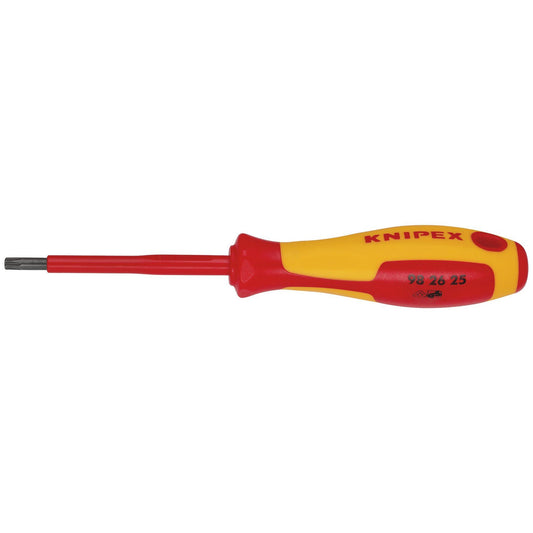 KNIPEX 98 26 25 VDE Insulated  Torx Screwdriver TX25 x 80mm