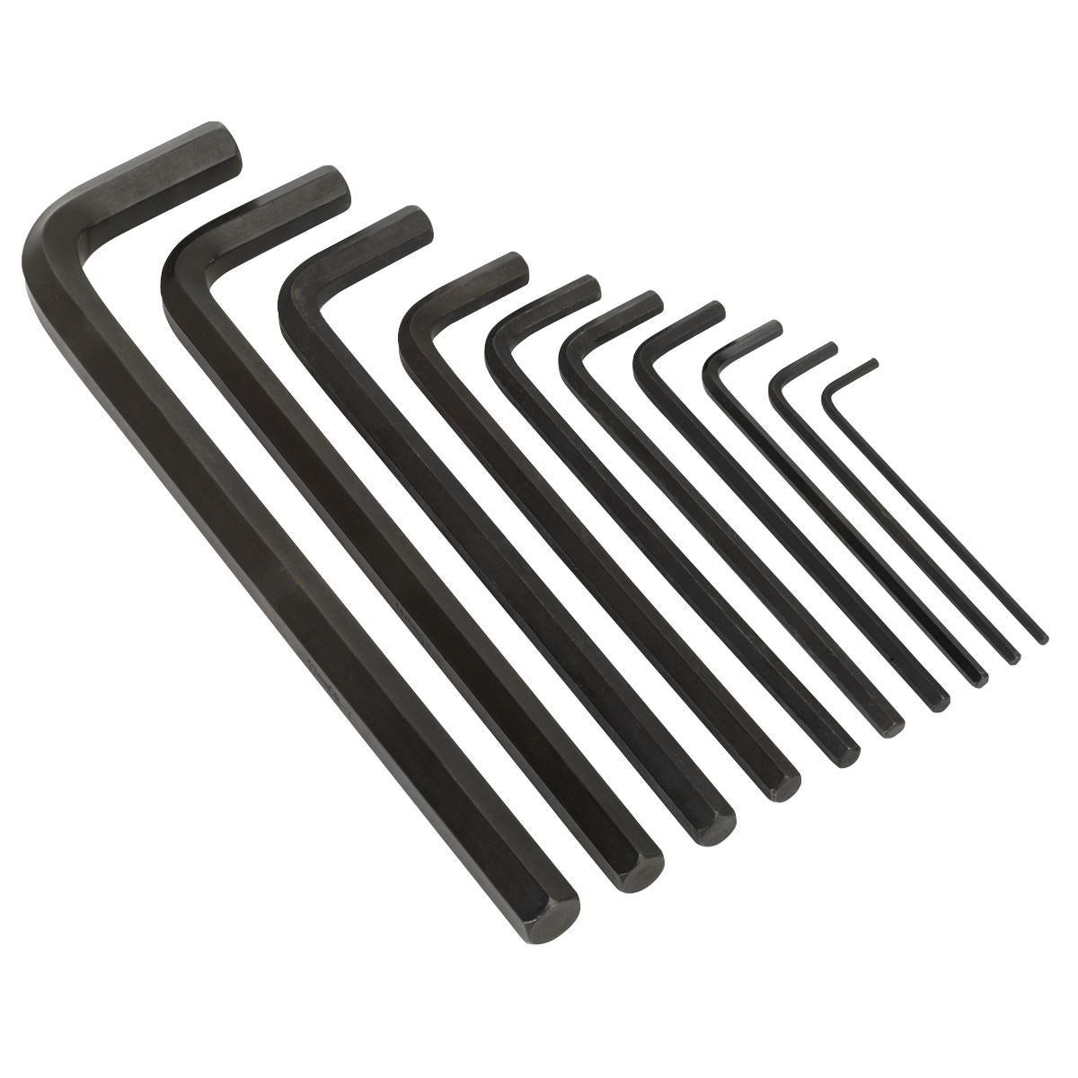 Sealey Extra-Long Hex Key Set 10pc Metric S0639