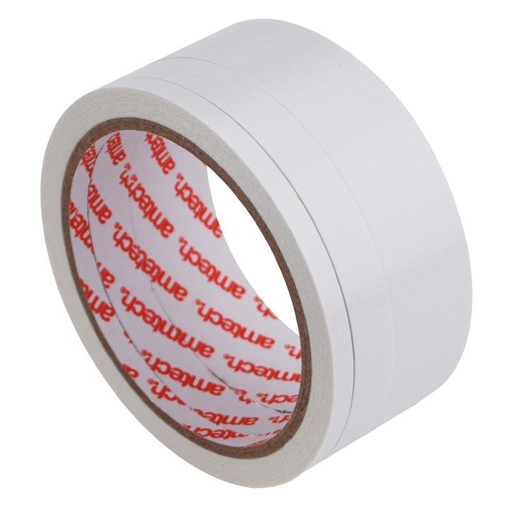 Amtech 3-Piece set of easy-tear, double-sided tissue tape - W8235