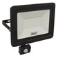 Sealey Extra Slim Floodlight with PIR Sensor 100W SMD LED LED115PIR