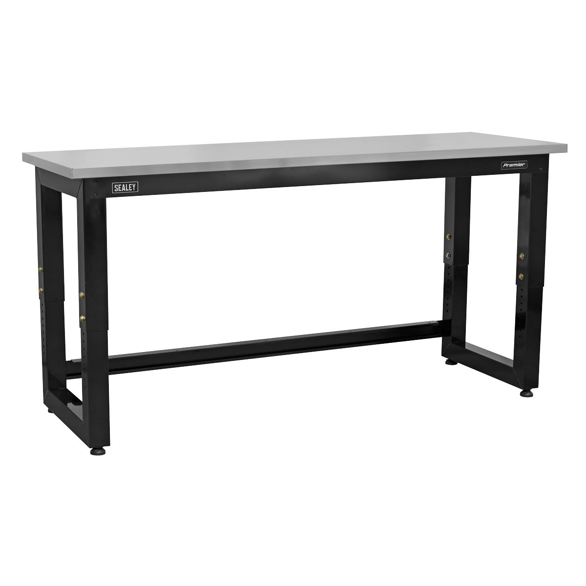 Sealey Steel Adjustable Workbench with Stainless Steel Worktop 1830mm - Heavy-Duty APMS23