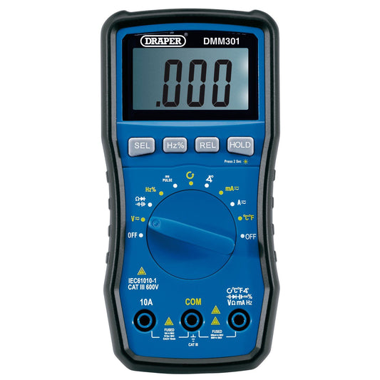 Draper 41817 Digital Multimeter Electrical Electronics Tester Testing Tool AC/DC - 41822