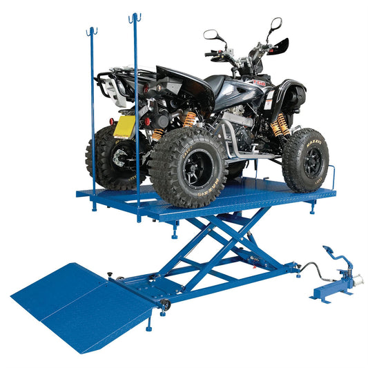 Draper 680kg Pneumatic/Hydraulic Motorcycle/ATV Small Garden Machinery Lift - 37190