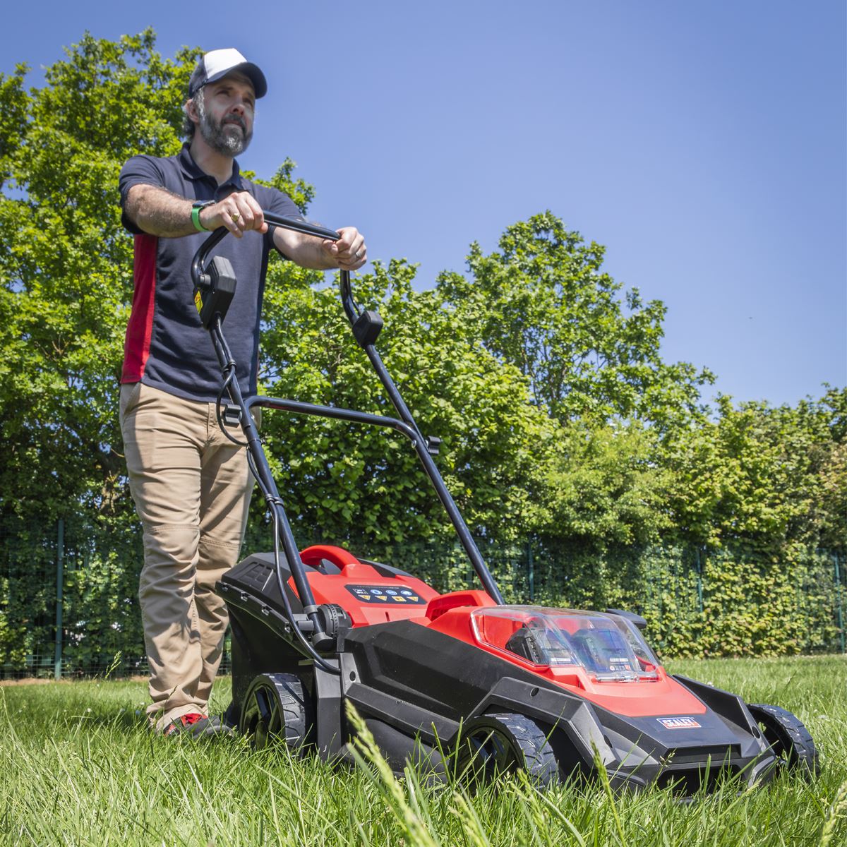 Sealey Cordless Lawn Mower 40V SV20 Series 40cm - Body Only CP40VLM