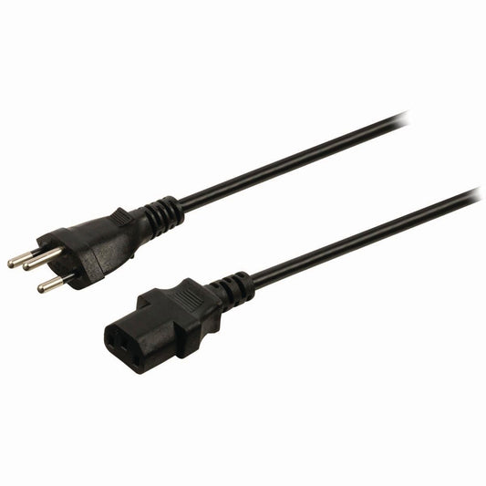 Nedis Power Cable Type J Plug (CH) to IEC-320-C13 2m Black CEGP11200BK20
