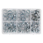 Sealey O-Clip Double Ear Assortment 140pc Zinc Plated AB044DE