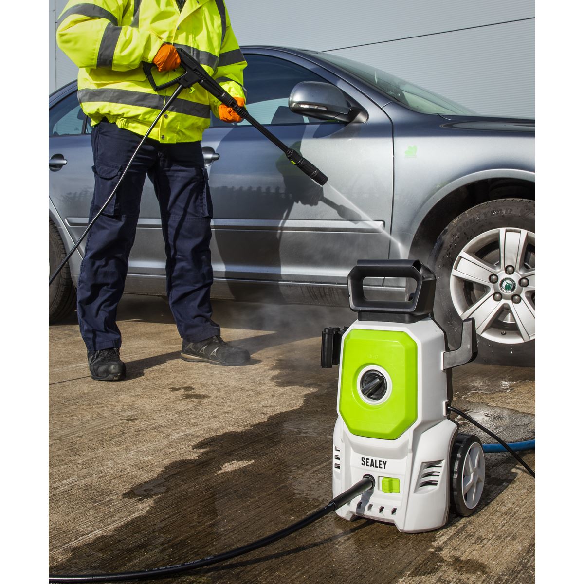 Sealey Pressure Washer 100bar 390L/hr with Snow Foam PW1610COMBO