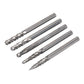 Sealey Micro Carbide Burr Set 5pc MCBSET01