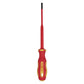 Draper Ergo Plus Slimline Plain Slot VDE Screwdriver (3.5mm x 100mm) - 02159