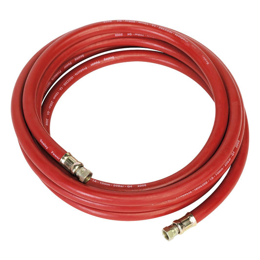 Sealey Air Hose 5m x 10mm with 1/4"BSP Unions AHC538