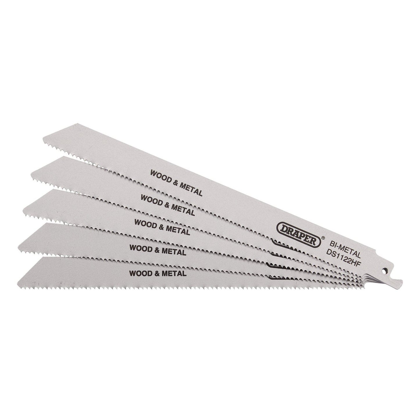 Draper Recip Saw Blade 5Pcs - S1122Hf DS1122HF