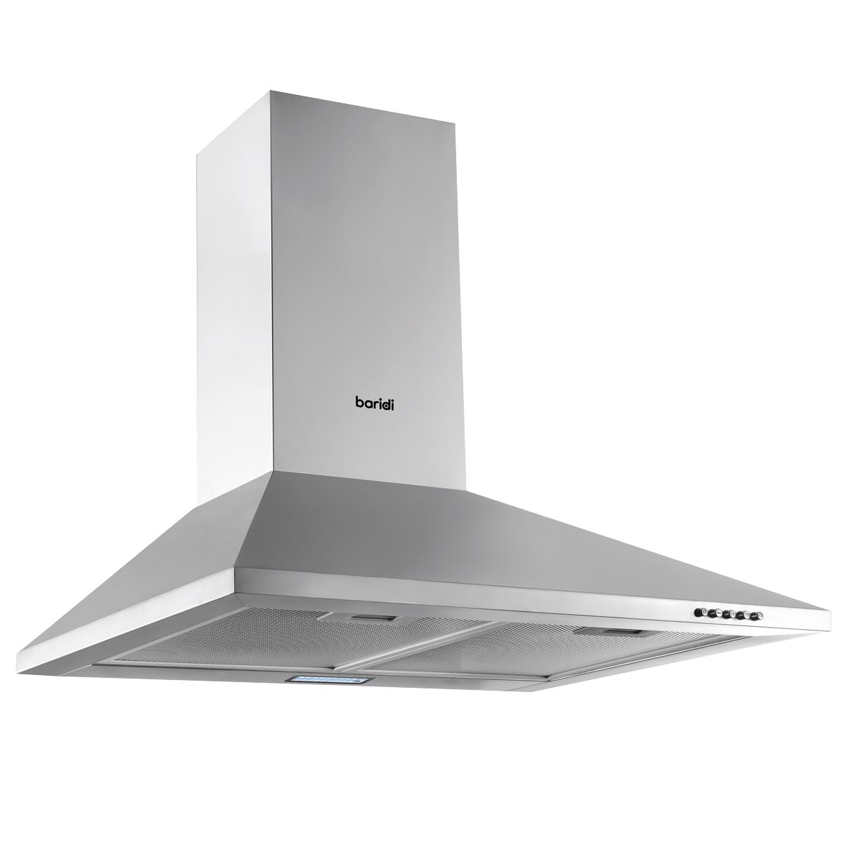 Sealey Baridi 60cm Chimney Style Cooker Hood with Carbon Filters, Stainless Steel DH126