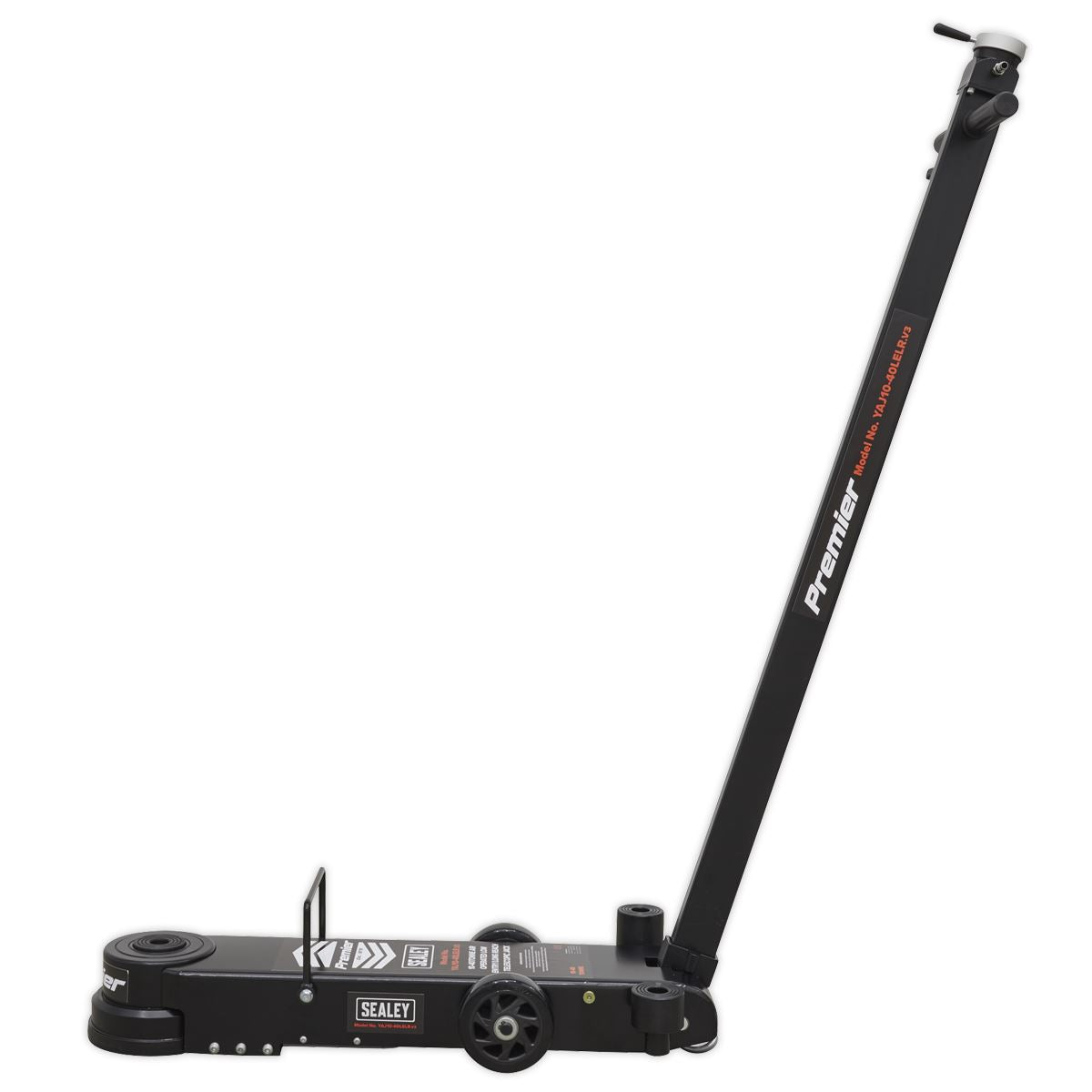 Sealey Air Operated Jack 10-40t Telescopic - Long Reach/Low Entry YAJ10-40LELR