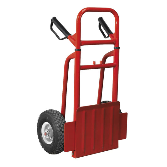 Sealey Sack Truck with Pneumatic Tyres 200kg Folding CST801