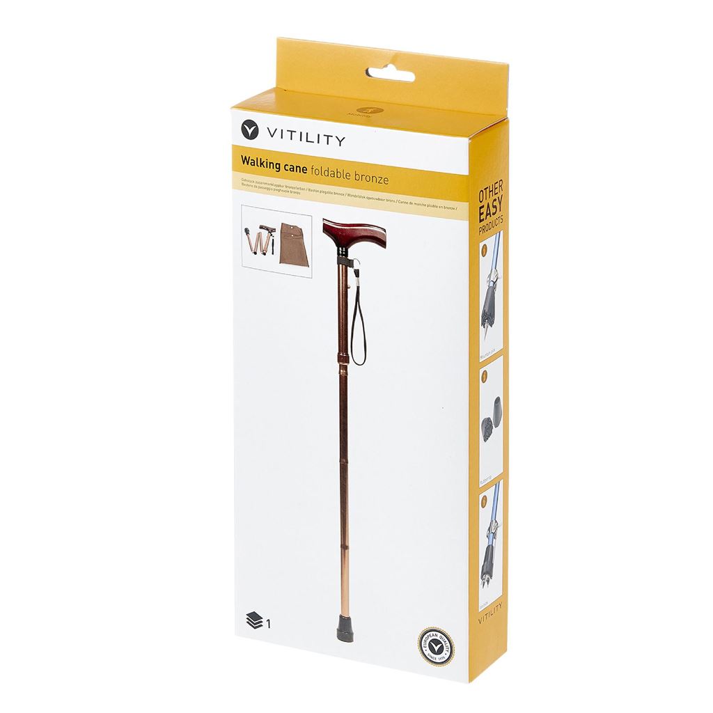 Vitility Walking Cane Foldable 70510020 Mobility Aid