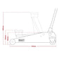 Sealey Trolley Jack 1.5 tonne Short Chassis 1015CX