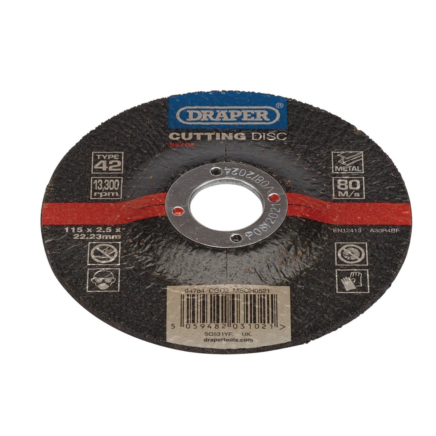 Draper Cut/Disc Metal - 115X2.5mm Dpc CGD2