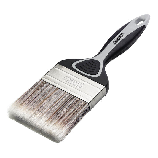 Draper Flat Paint Brush with Soft Grip, 80mm