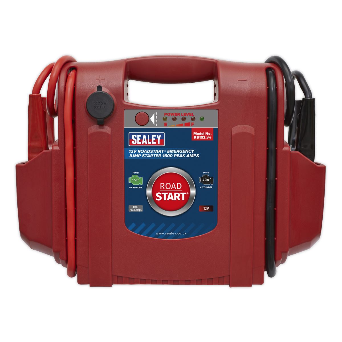 Sealey RoadStart Emergency Jump Starter 12V 1600 Peak Amps RS102