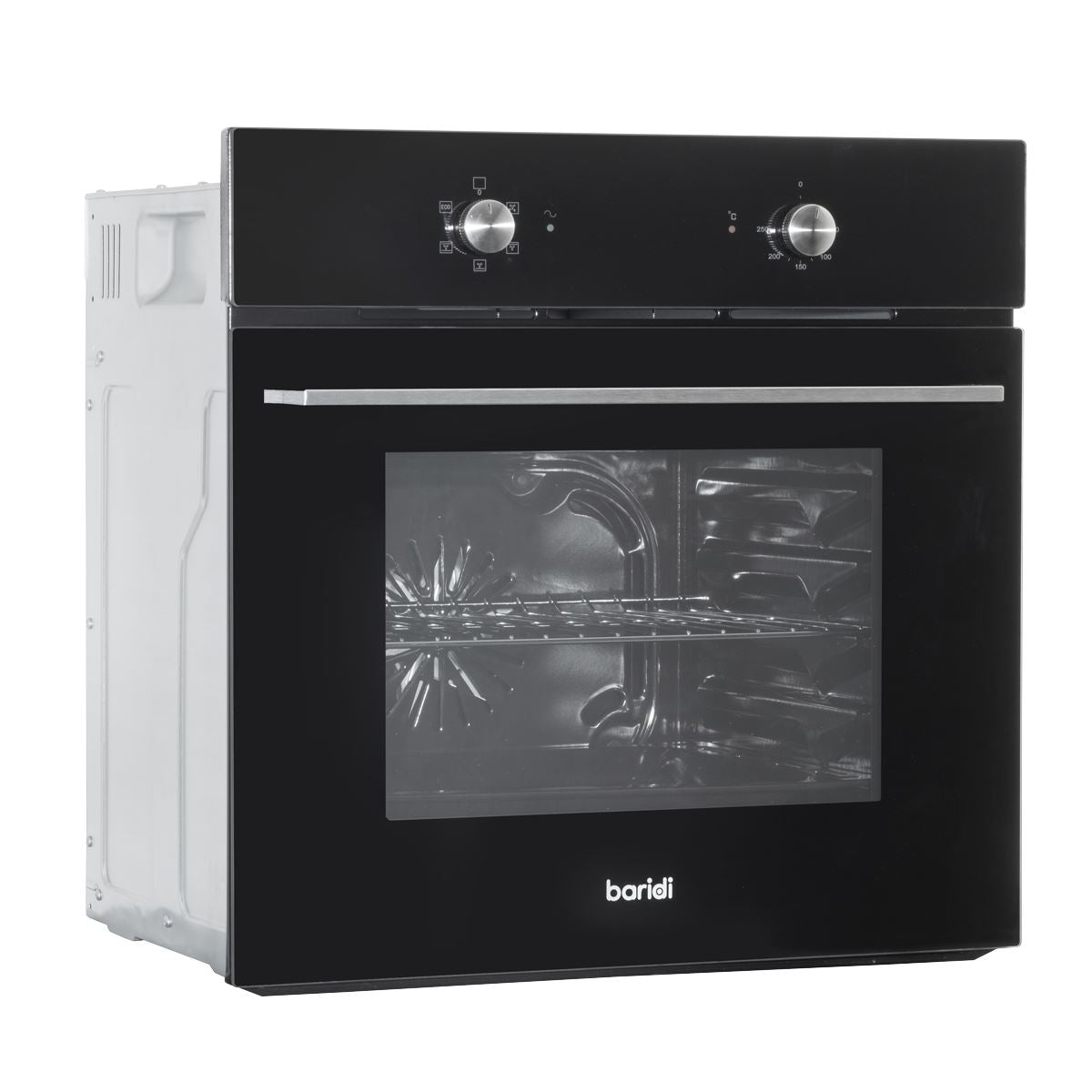 Sealey Baridi 60cm Built-In Five Function Fan Assisted Oven, 55L Capacity, Black DH124